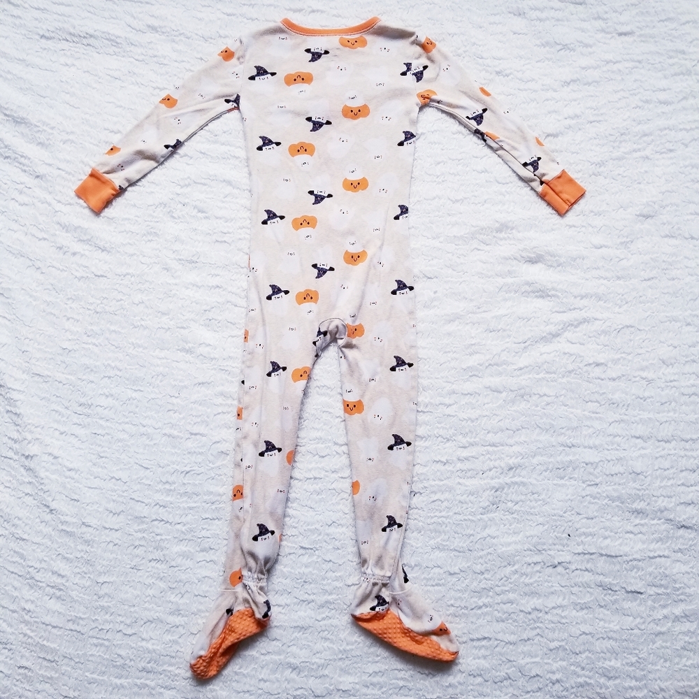 4T Halloween Footed Zipper Pajamas Old Navy